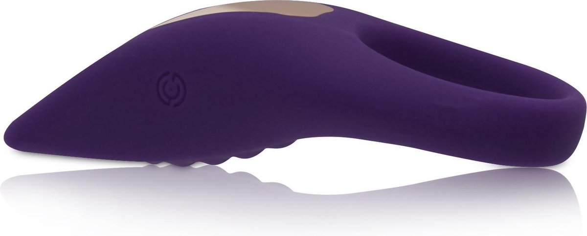 Rianne S - Soiree Pussy & The Knight vibrerende cockring - Paars