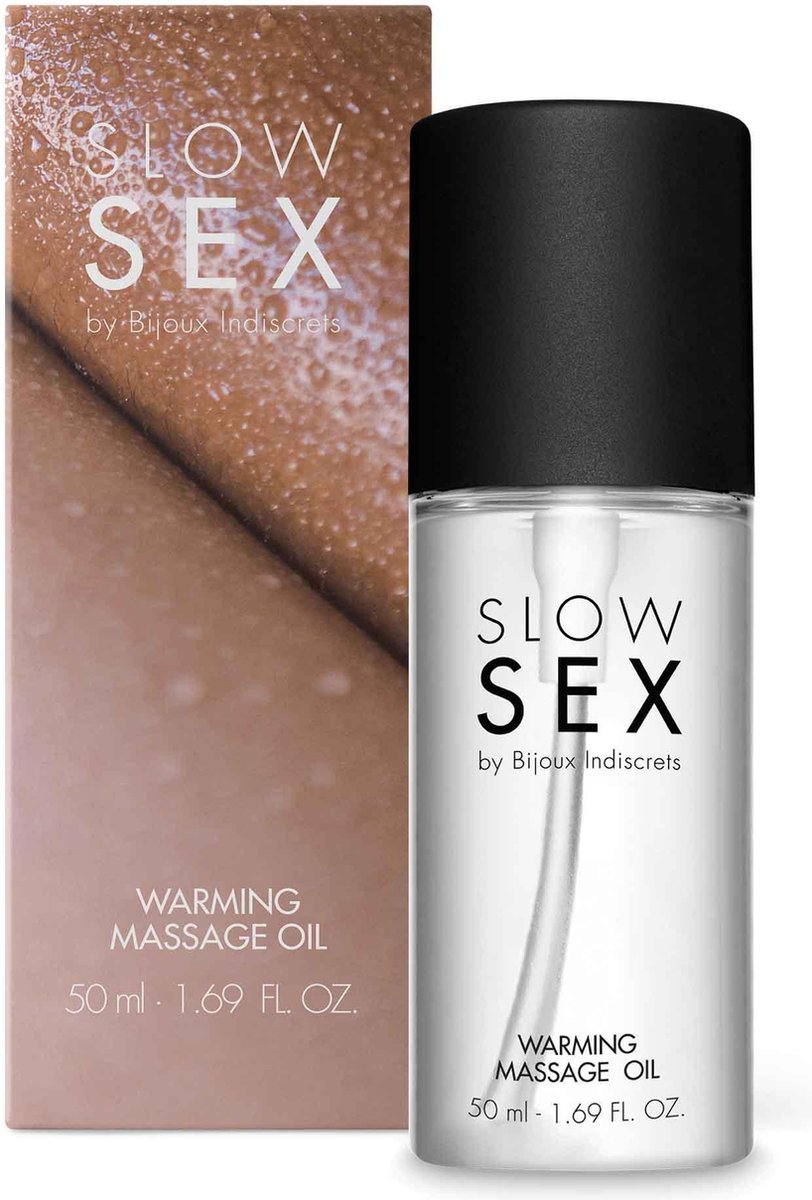 Bijoux Indiscrets Slow Sex Verwarmende Massageolie - 50ml