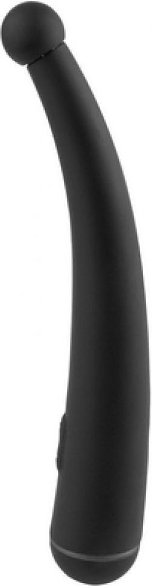 Anal Fantasy gebogen anaal vibrator - Zwart