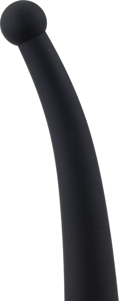 Anal Fantasy gebogen anaal vibrator - Zwart