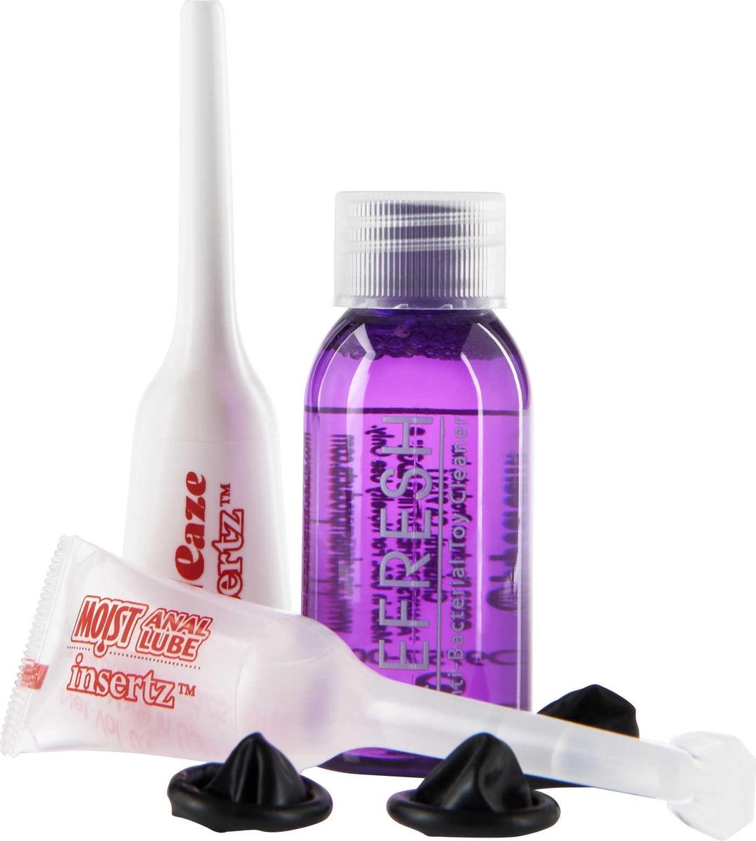 Anal Fantasy gebogen anaal vibrator - Zwart