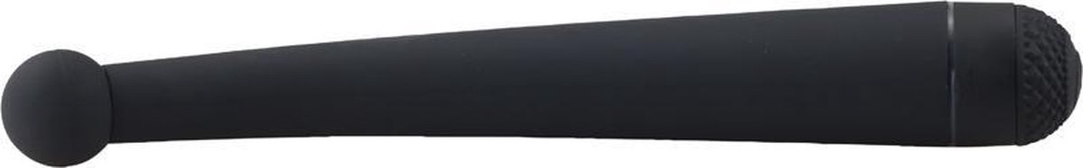 Anal Fantasy gebogen anaal vibrator - Zwart