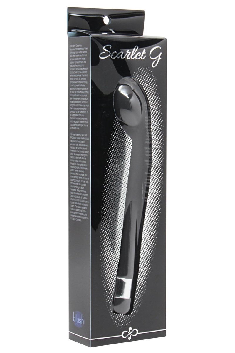 Rose Scarlet g-spot vibrator - Zwart