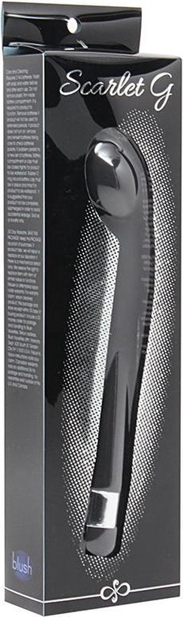 Rose Scarlet g-spot vibrator - Zwart