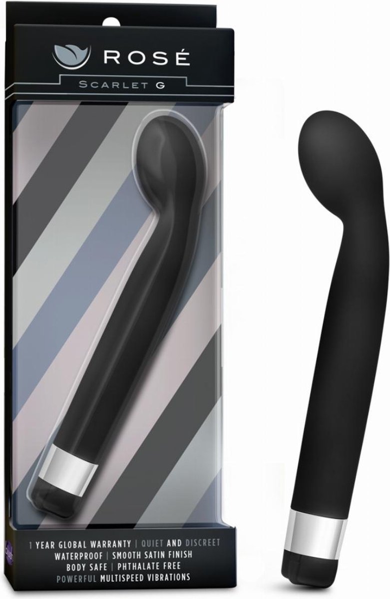 Rose Scarlet g-spot vibrator - Zwart