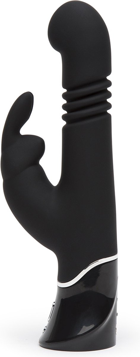 FIFTY SHADES Greedy Girl Thrusting G-Spot Rabbit Vibrator - Zwart