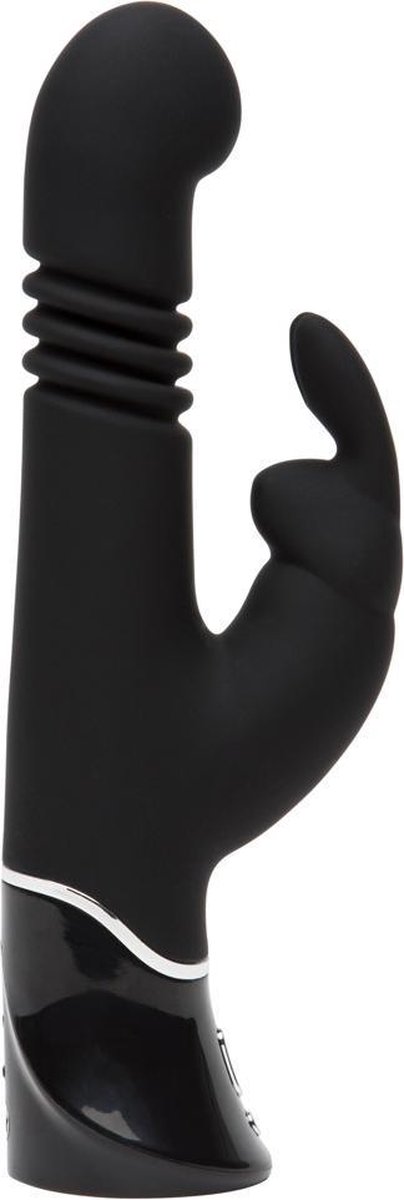 FIFTY SHADES Greedy Girl Thrusting G-Spot Rabbit Vibrator - Zwart