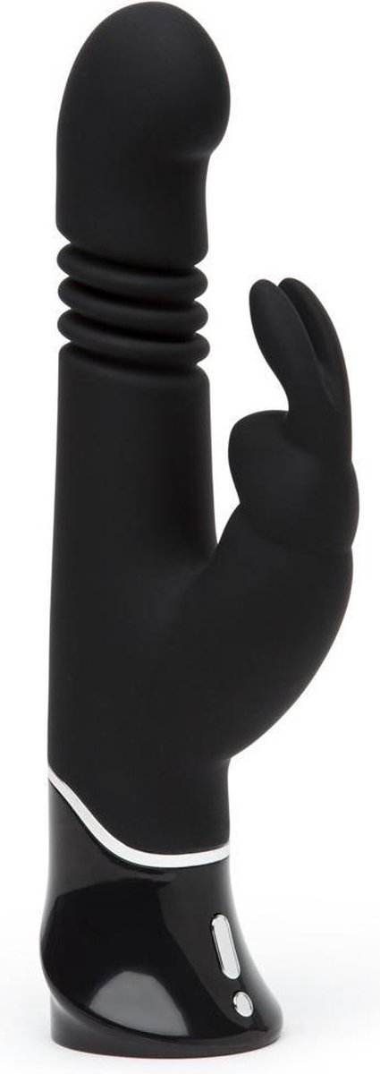 FIFTY SHADES Greedy Girl Thrusting G-Spot Rabbit Vibrator - Zwart