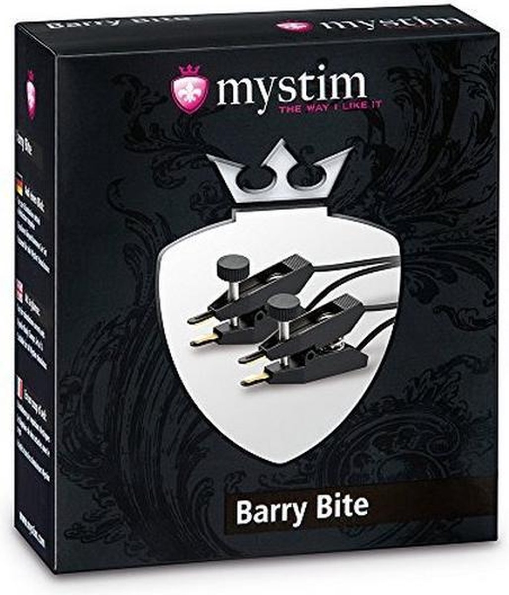 Mystim Barry Bite elektroseks tepelklemmen - Zwart