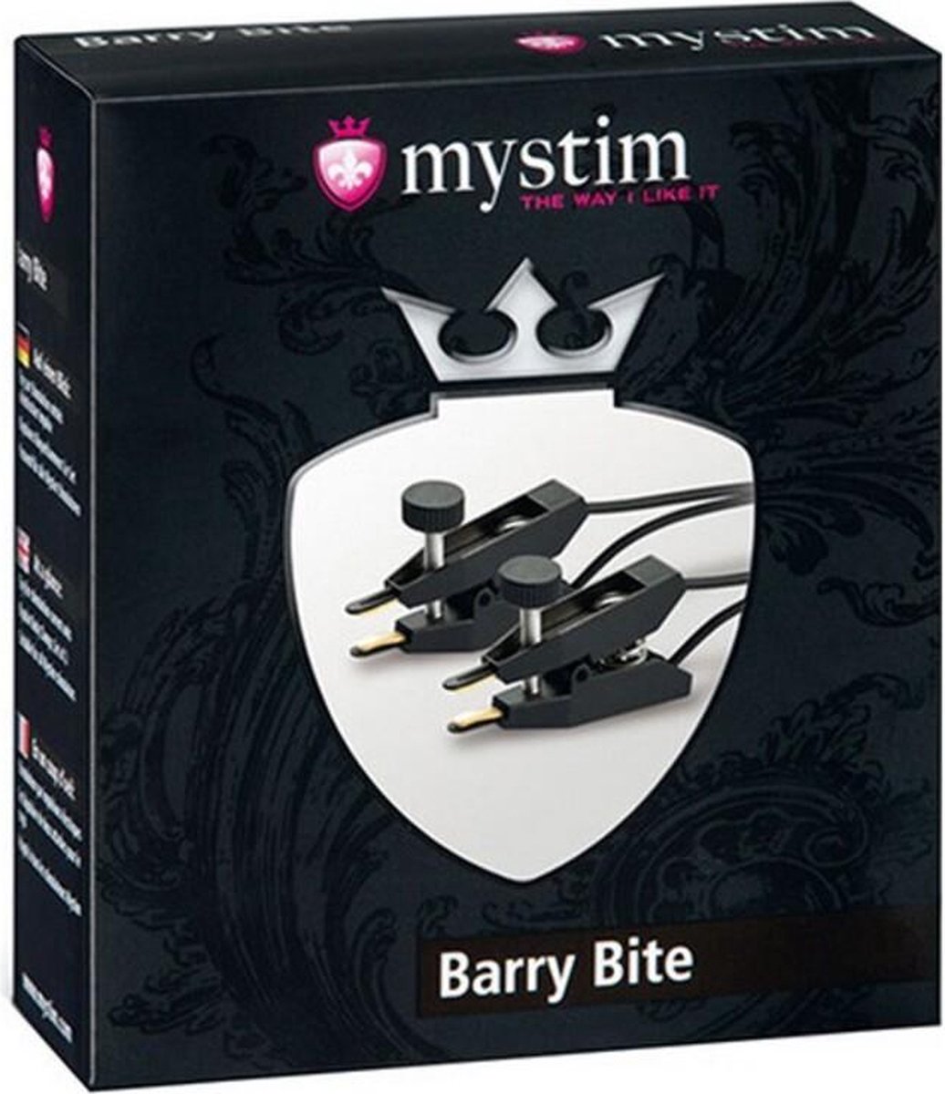 Mystim Barry Bite elektroseks tepelklemmen - Zwart
