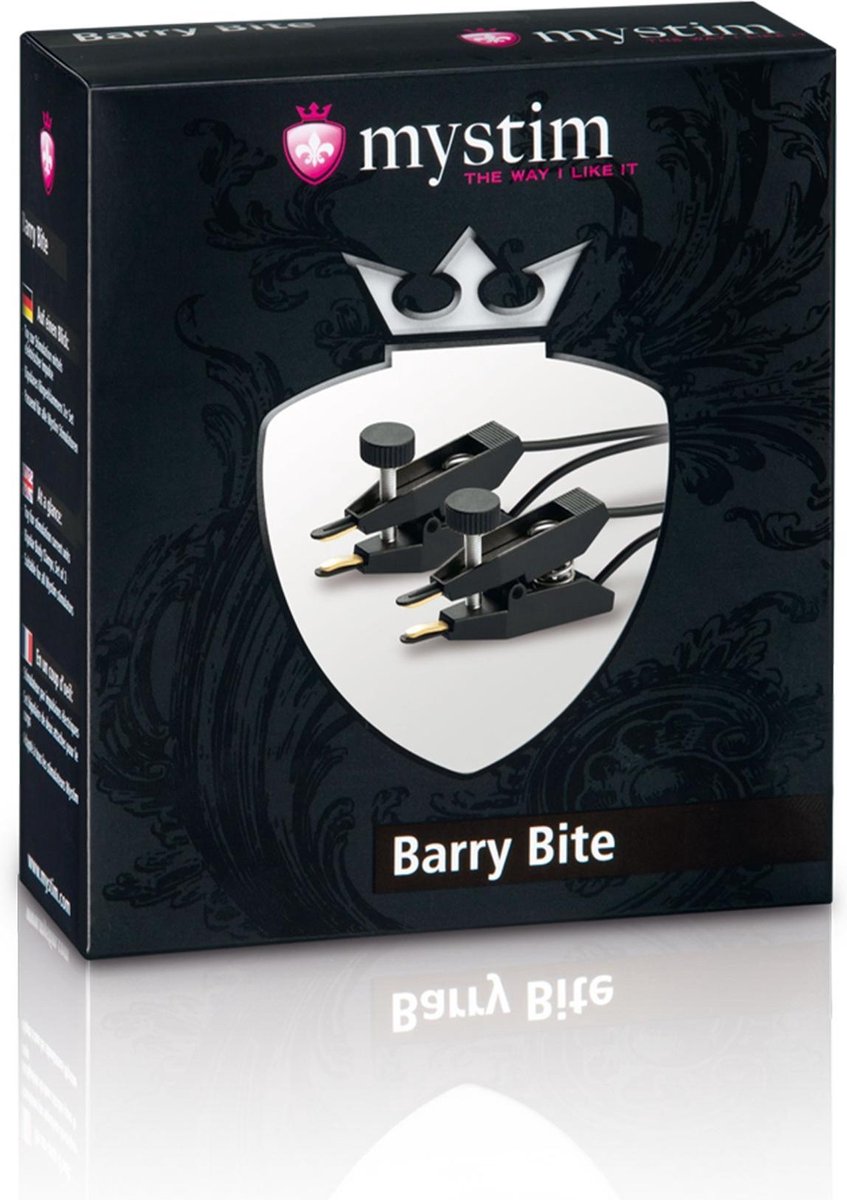 Mystim Barry Bite elektroseks tepelklemmen - Zwart