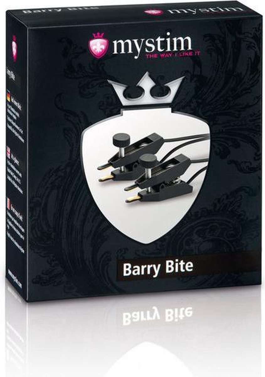 Mystim Barry Bite elektroseks tepelklemmen - Zwart