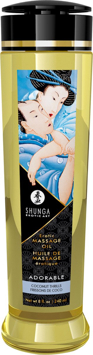 Shunga Erotische massageolie Adorable kokos