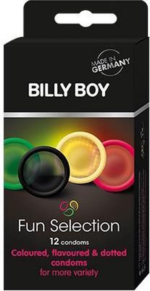 Billy Boy Fun Selection Condooms - 12 stuks