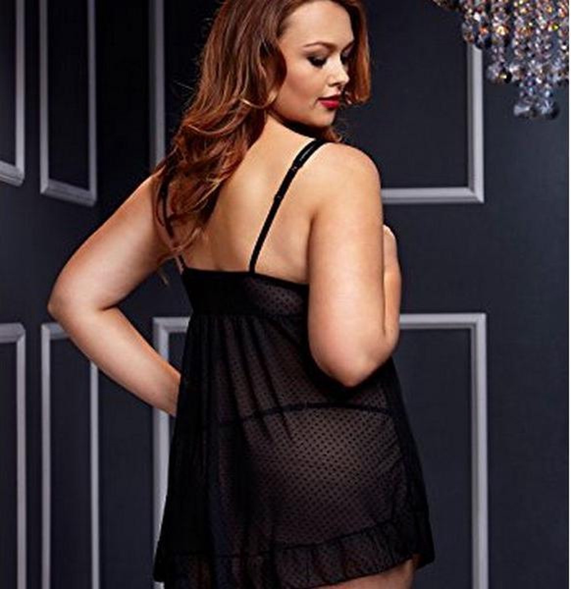 e show me babydoll - Zwart