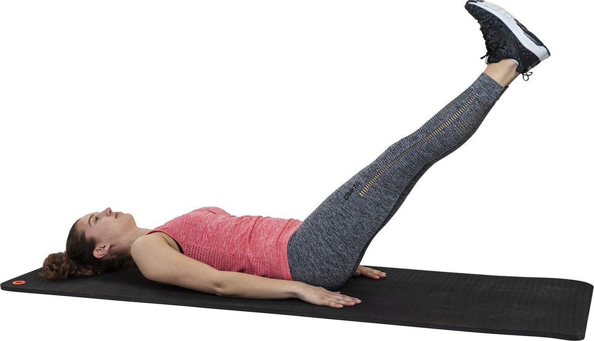 Tunturi Fitnessmat Pro 180 cm Black - Zwart