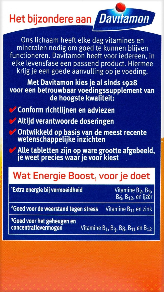 Davitamon Energie Kauwvitamines Bosvruchten