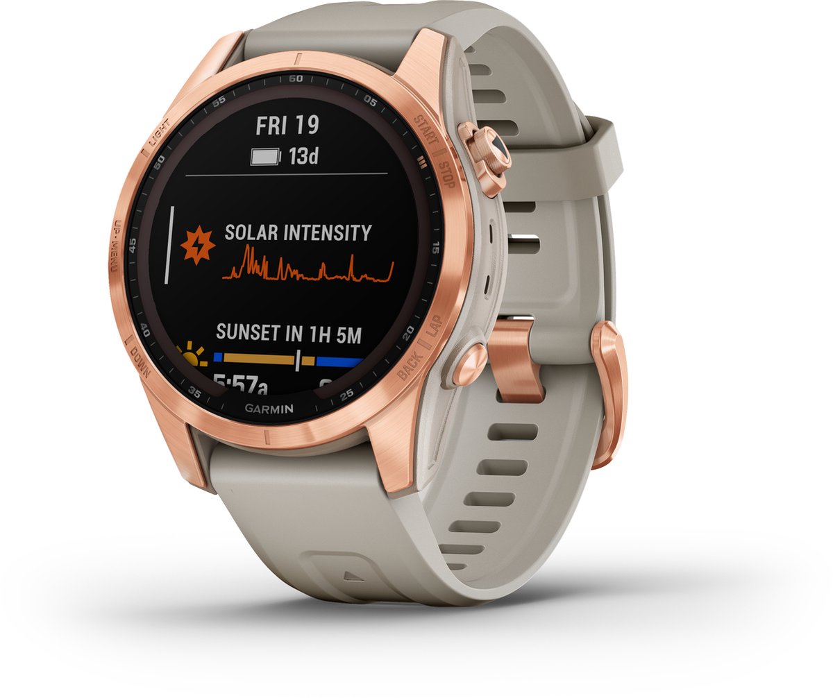 Garmin Fenix 7S Solar Roségoud 42mm
