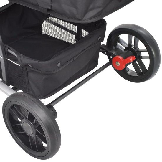 Vidaxl Kinderwagen 2-in-1 Aluminium En - Blauw