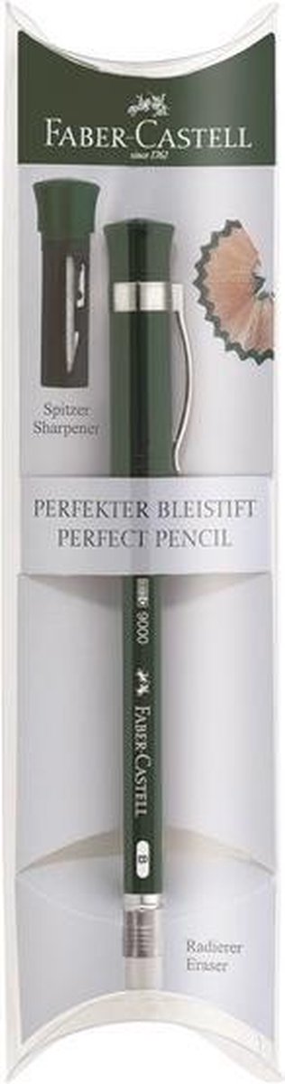 Faber Castell Potlood Faber-castell 9000 Perfect Pencil In Geschenketui