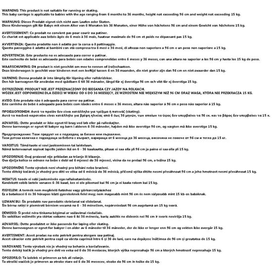 Vidaxl Kinderwagen Dubbel Staal En - Grijs