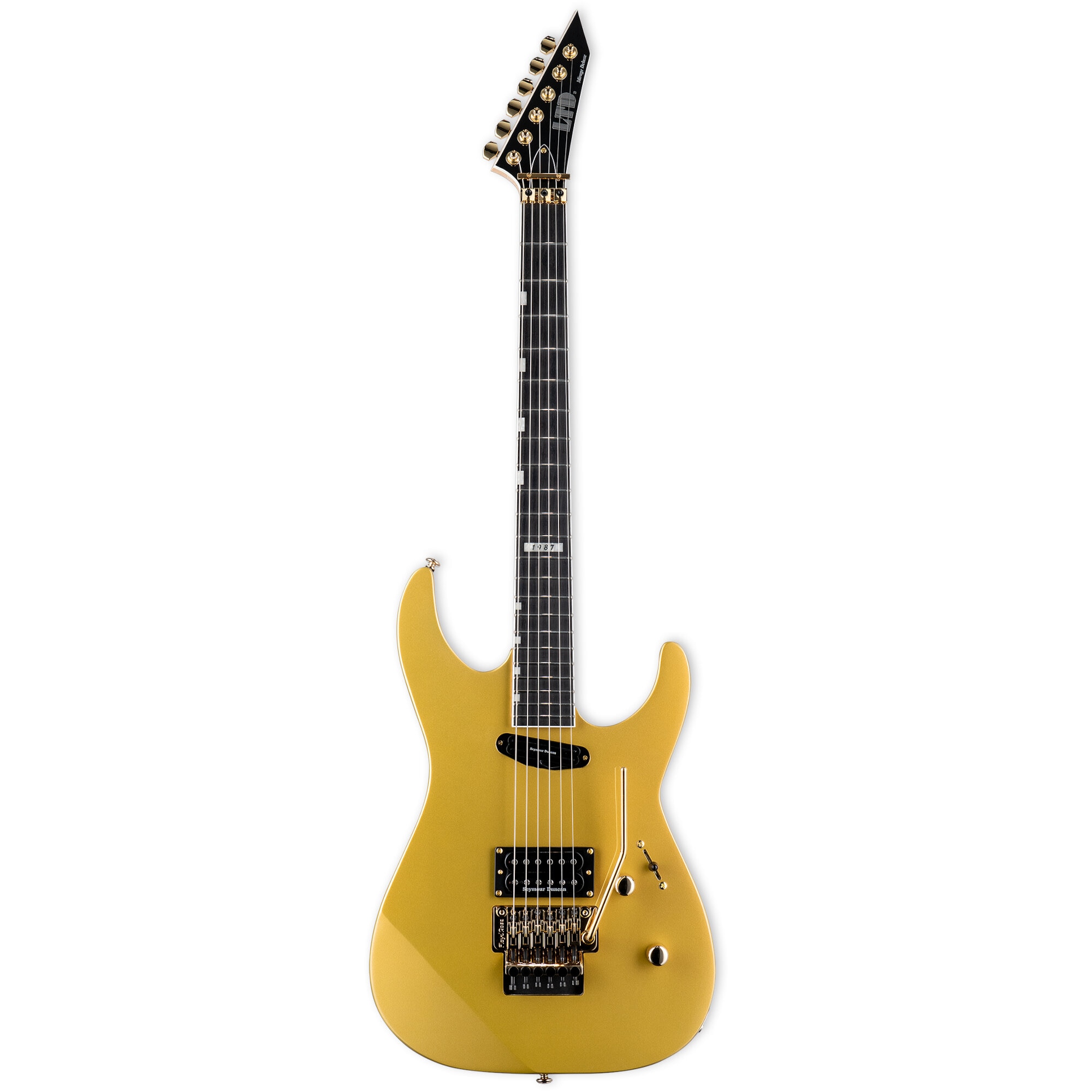 Mirage Deluxe '87 Metallic Gold elektrische gitaar