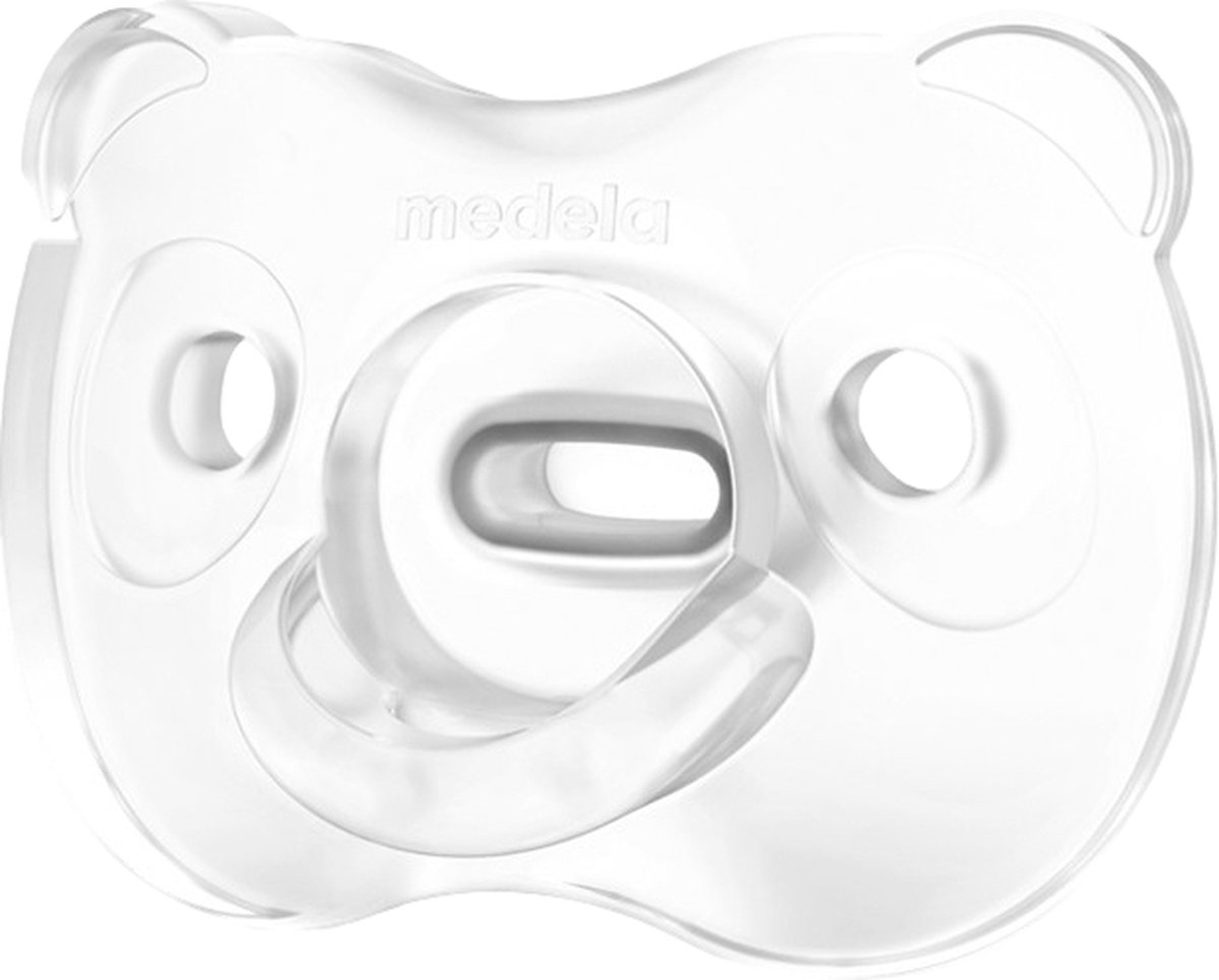 Medela Baby Fopspeen Soft Silicone 0-6m Transparant - Uno Stuk