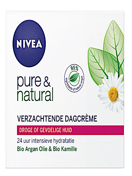Nivea Nature Pure Dagcreme Sensitive Skin 50 ML