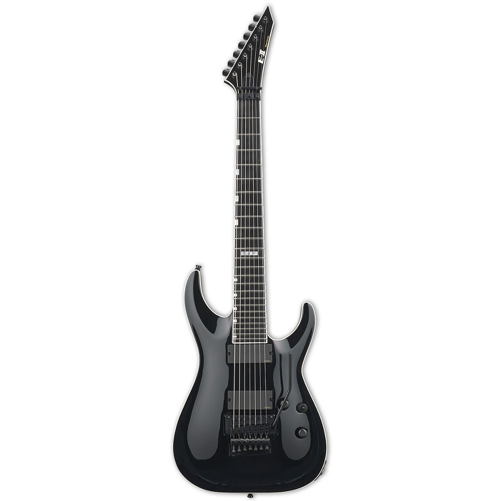 ESP guitars E-II Horizon FR-7 Black 7-snarige gitaar met koffer