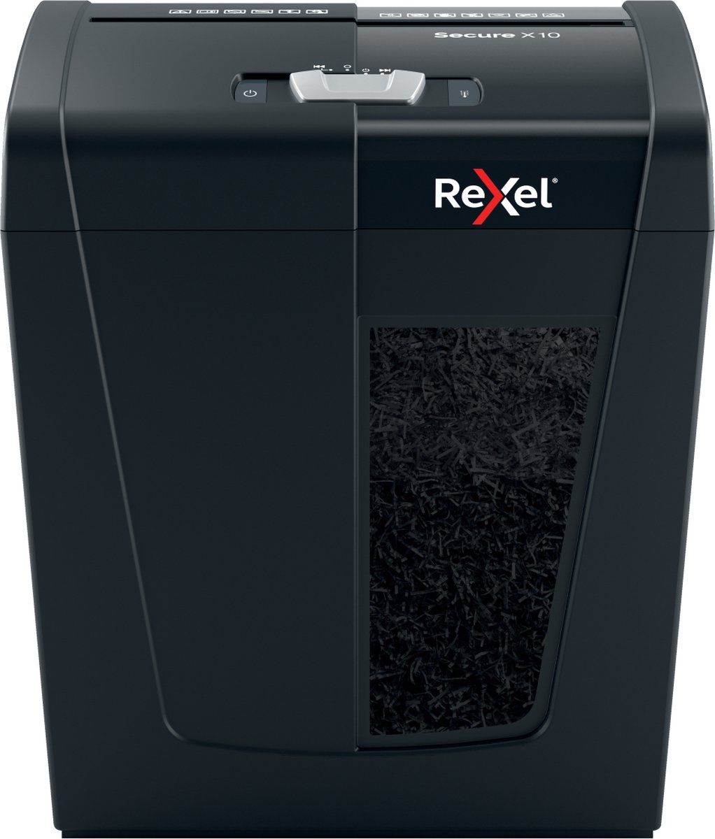 Rexel Secure X10 Papiervernietiger Snippers - Negro