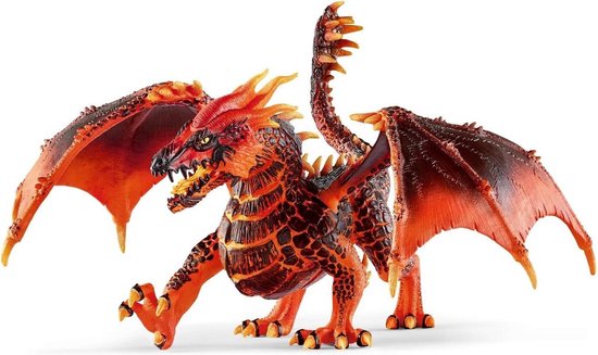 Schleich Lava Draak 70138 - Oranje