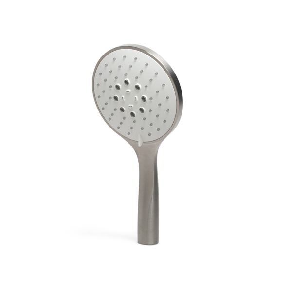 Hotbath Mate M376 3-standen handdouche met eco air rond 13 cm geborsteld nikkel