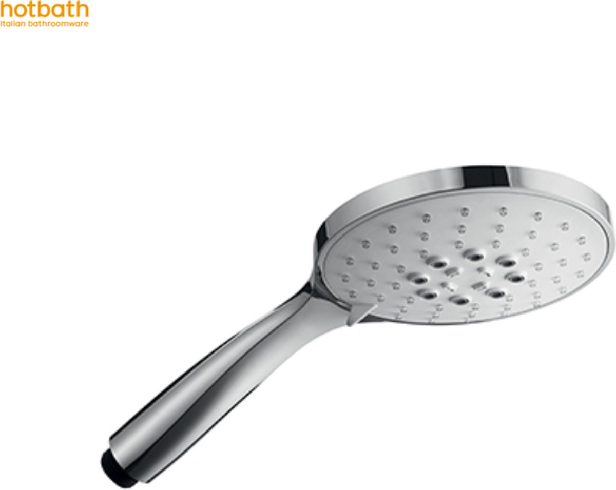 Hotbath Mate M376 3-standen handdouche met eco air rond 13 cm chroom