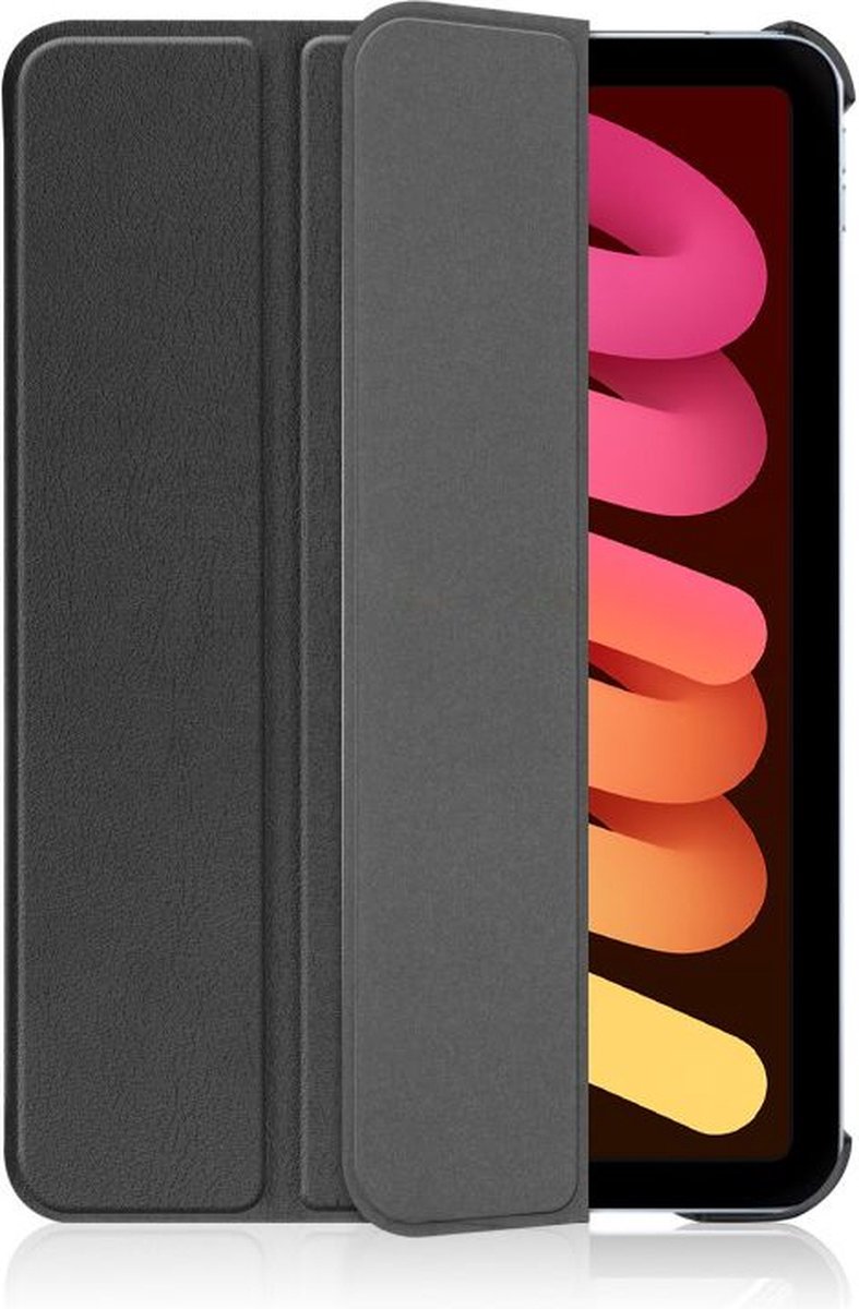 Just in case Apple iPad mini 6 Tri-Fold Book Case - Zwart