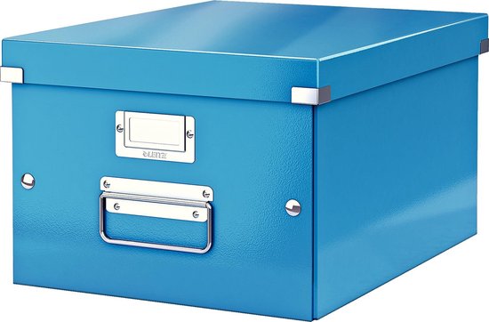 Leitz Wow Opbergdoos Click & Store, Ft A4, - Blauw