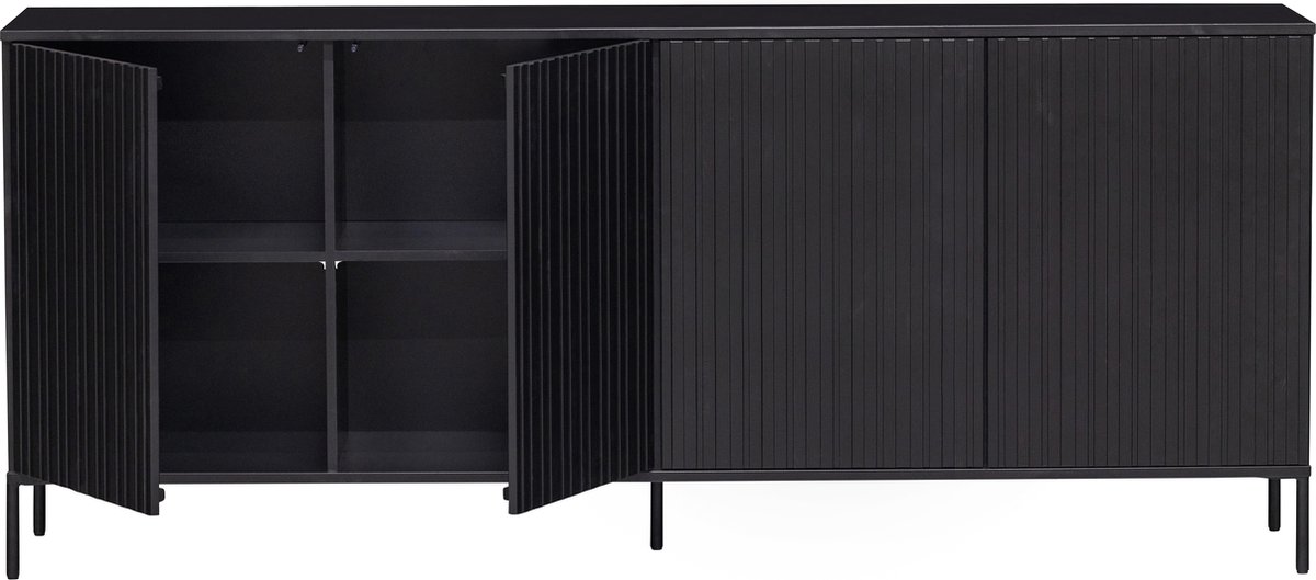 Woood Exclusive New Gravure Dressoir - Zwart