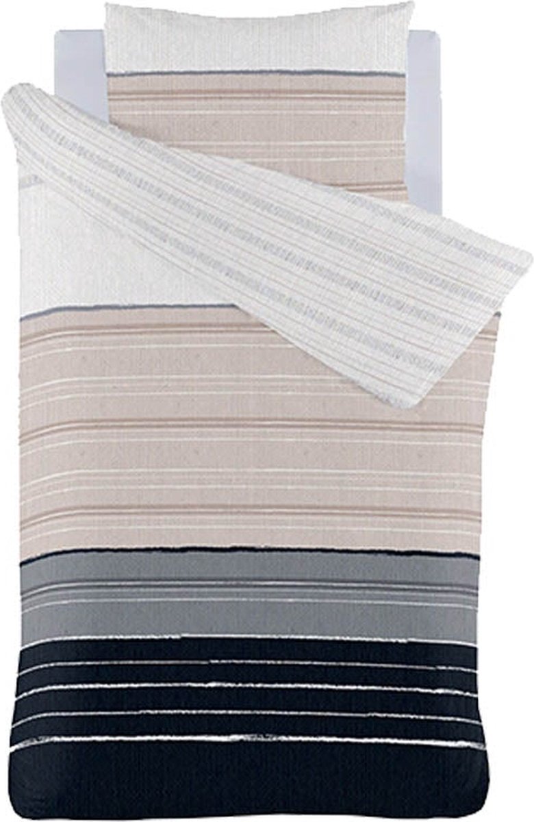 Huismerk Premium Chalky 200 x 220 cm dekbedovertrek - Bruin