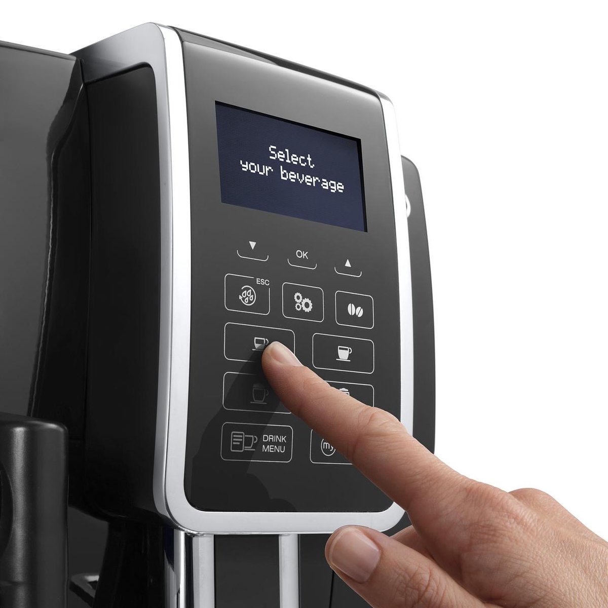 DeLonghi espresso apparaat ECAM 350.55.B DINAMICA - Zwart