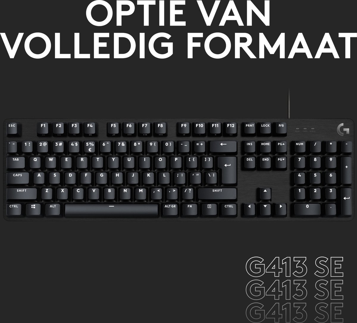 Logitech G413 SE Mechanisch Gaming Toetsenbord - Zwart