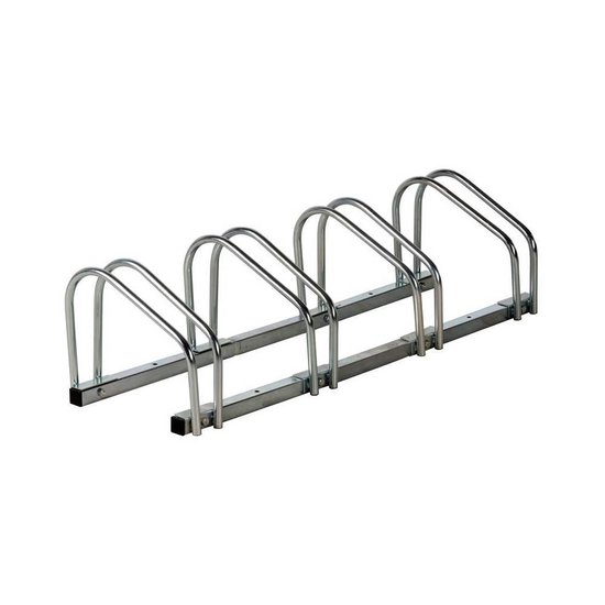 PROPLUS Fietsenrek Voor Vier Fietsen - Silver