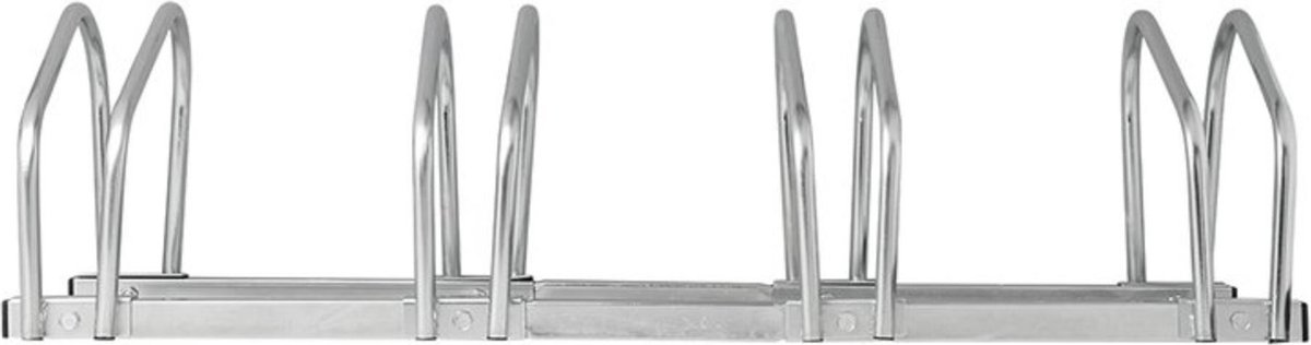 PROPLUS Fietsenrek Voor Vier Fietsen - Silver