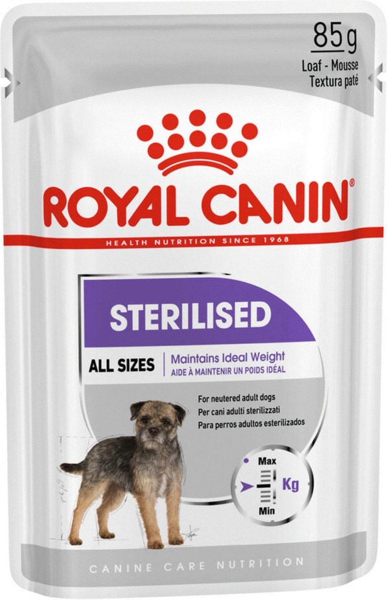 Royal Canin Sterilised Natvoer - Hondenvoer - 12x85 g