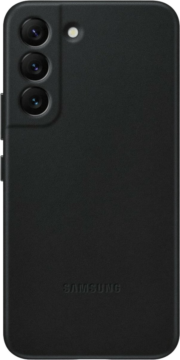 Samsung Galaxy S22 Leather Cover - Negro