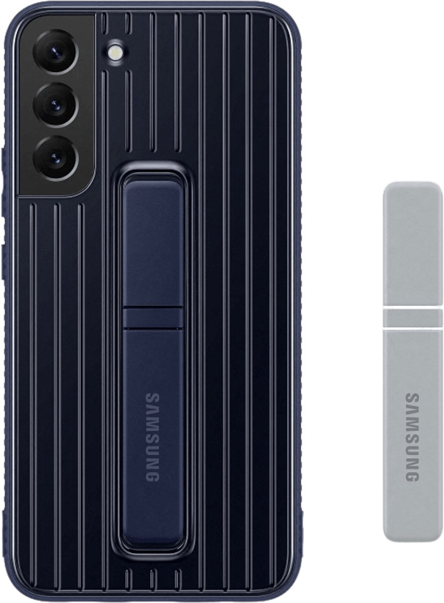 Samsung Galaxy S22+ Protective Standing Cover - Blauw