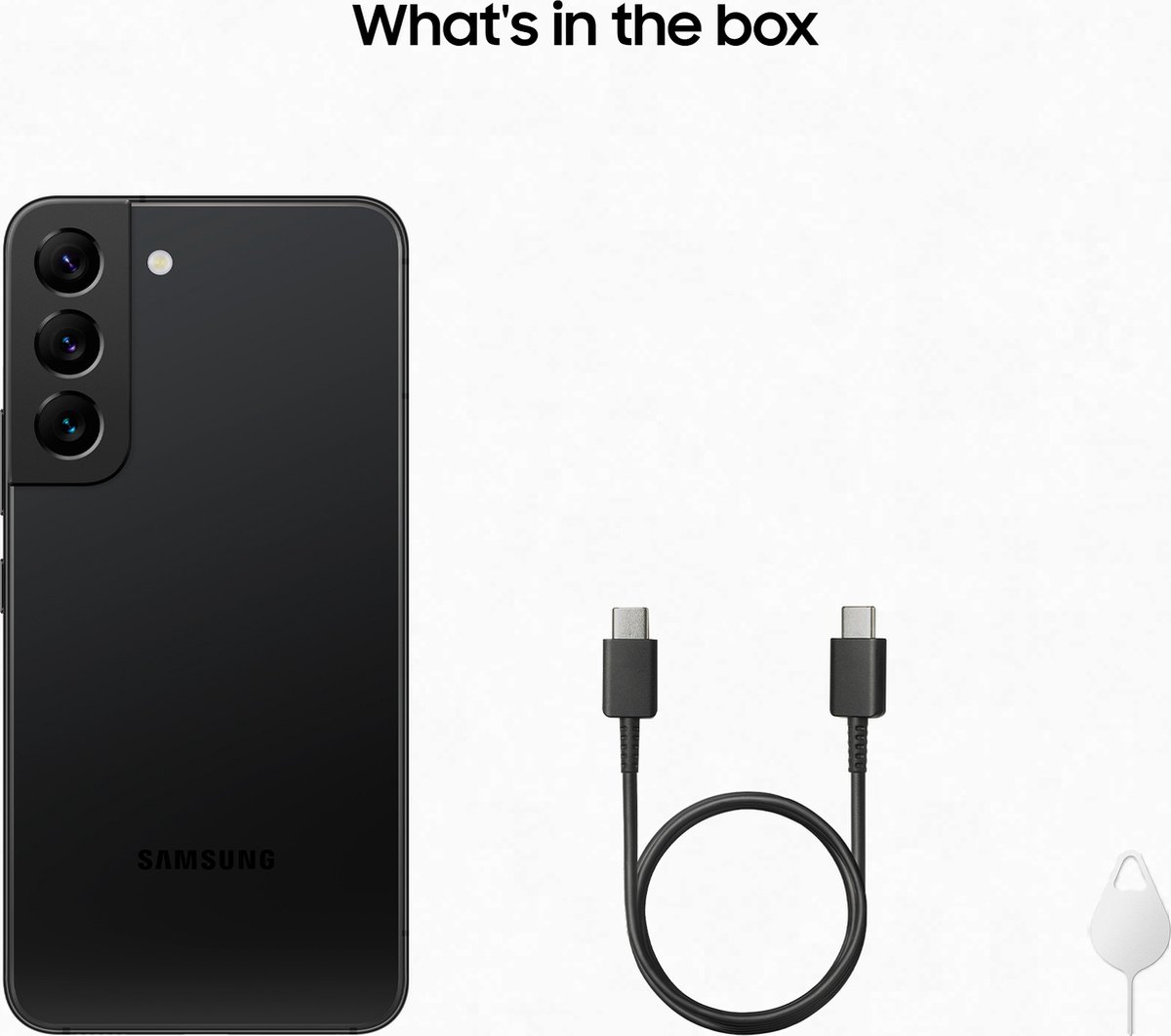 Samsung Galaxy S22 8GB | 256GB (Phantom Black) - Zwart