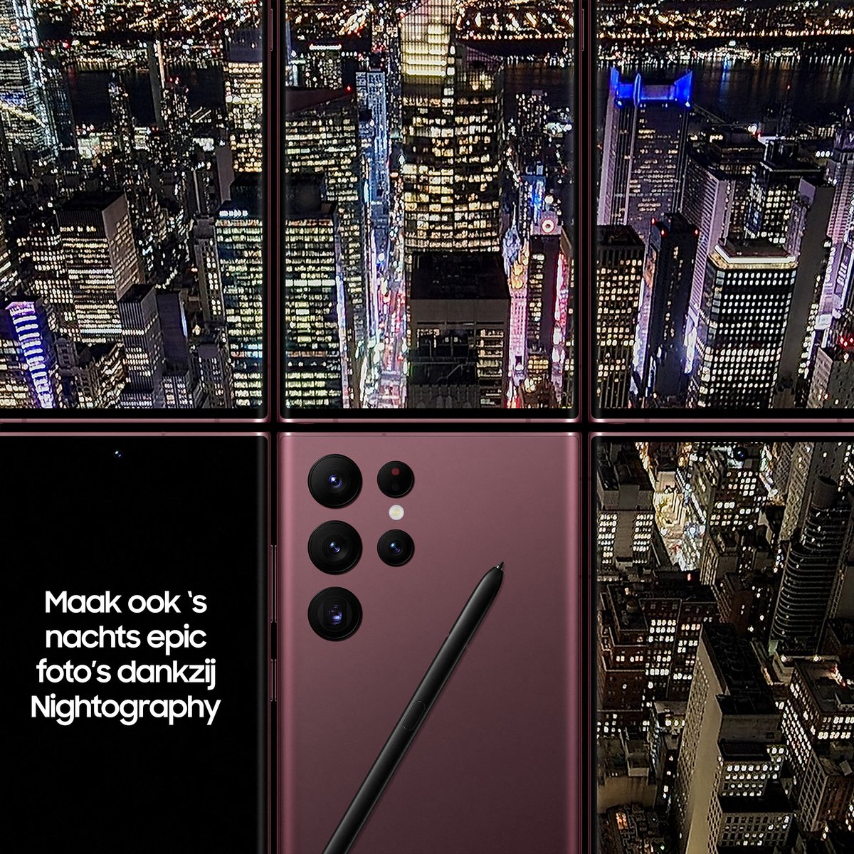 Samsung Galaxy S22 Ultra 12GB | 256GB (Phantom Black) - Zwart