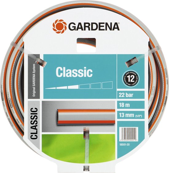 GARDENA Classic Slang 13 Mm (1/2"") - Grijs