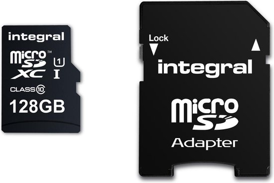 Integral Microsdxc Geheugenkaart, Klasse 10, 128 Gb