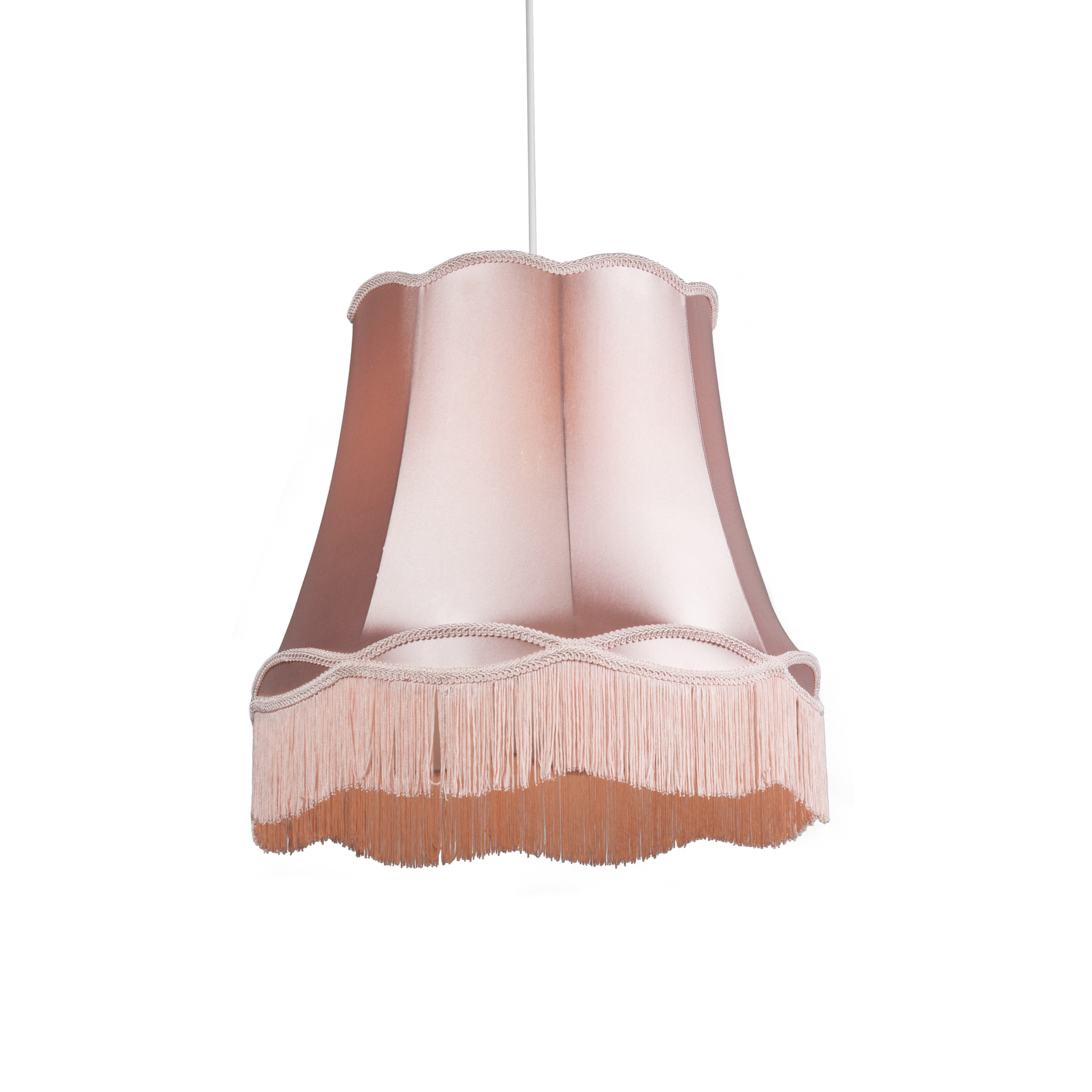 QAZQA Retro hanglamp 45 cm - Granny - Roze