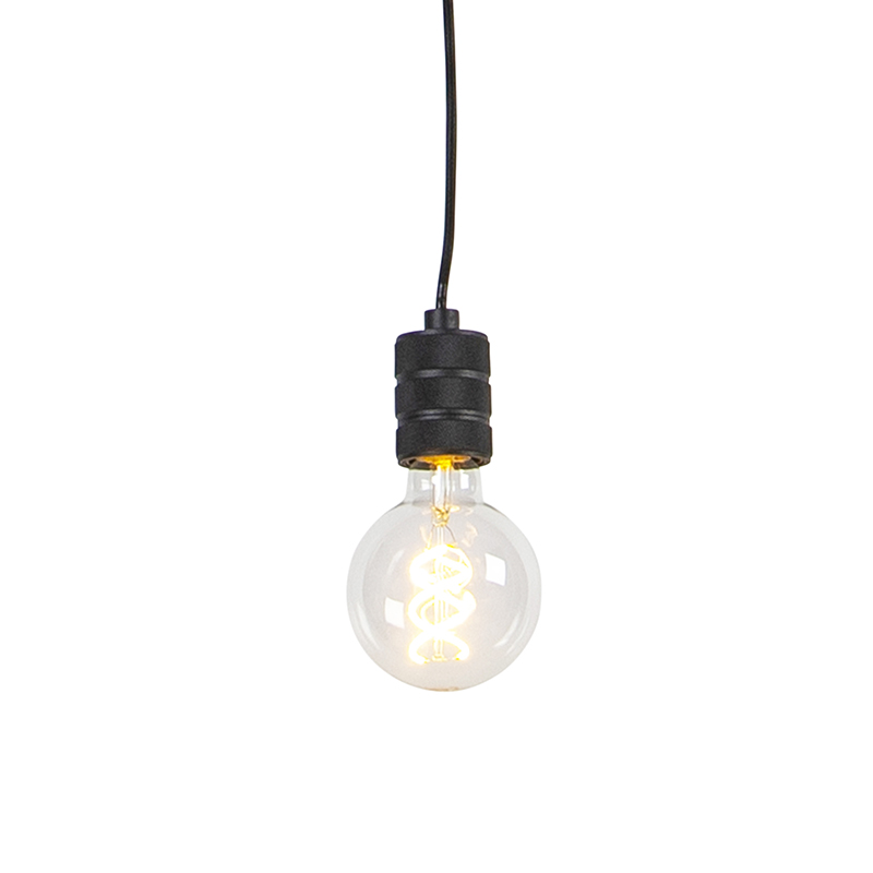 QAZQA Moderne hanglamp - Cavalux - Zwart